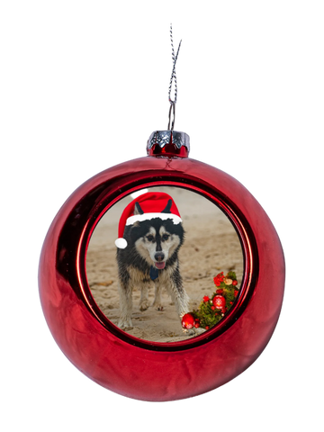 Christmas Baubles Red